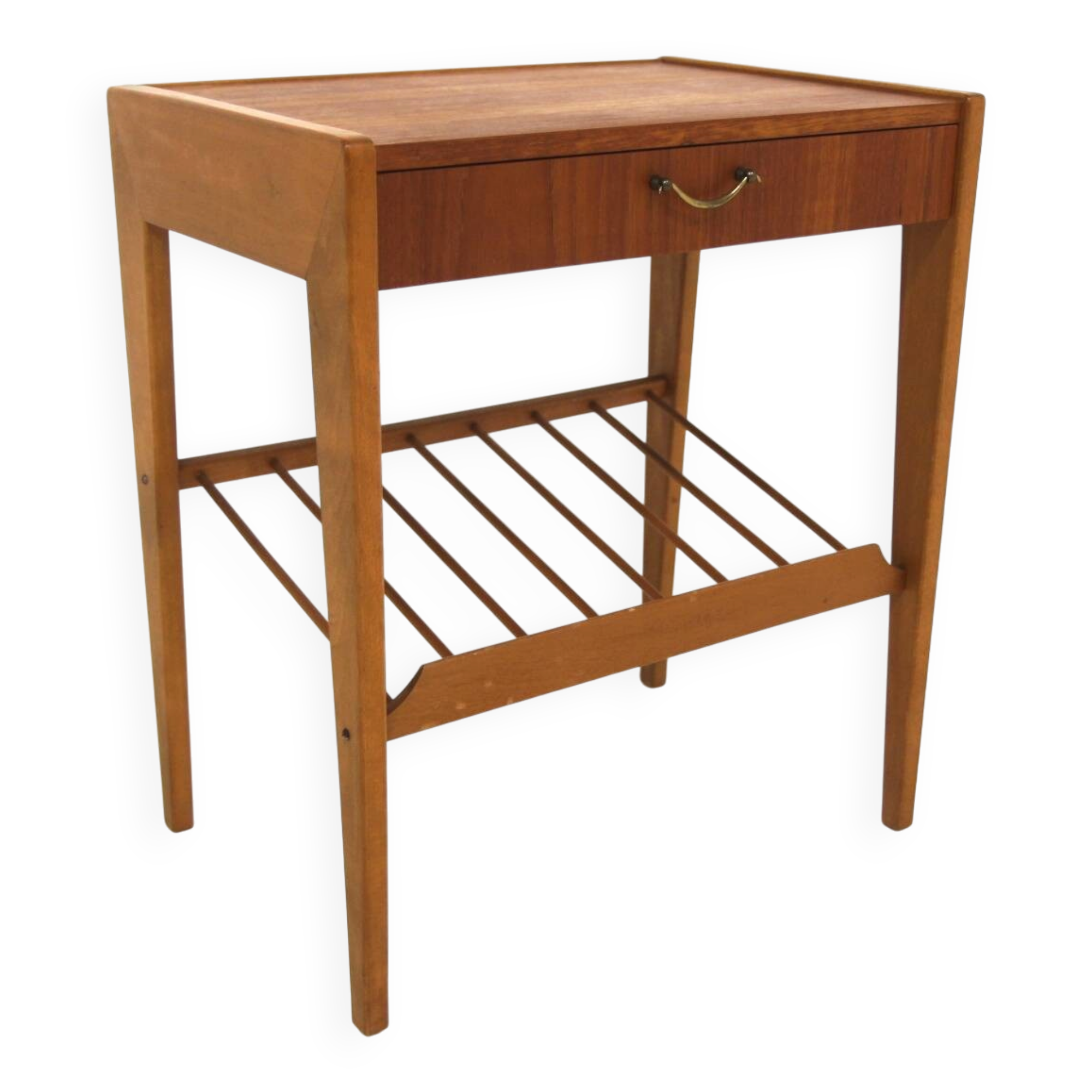 Table de chevet scandinave en teck, Suède, 1960