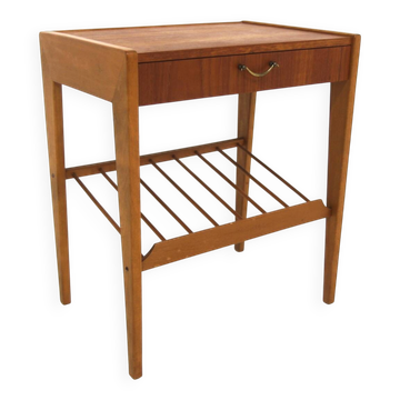 Scandinavian bedside table in teak, Sweden, 1960