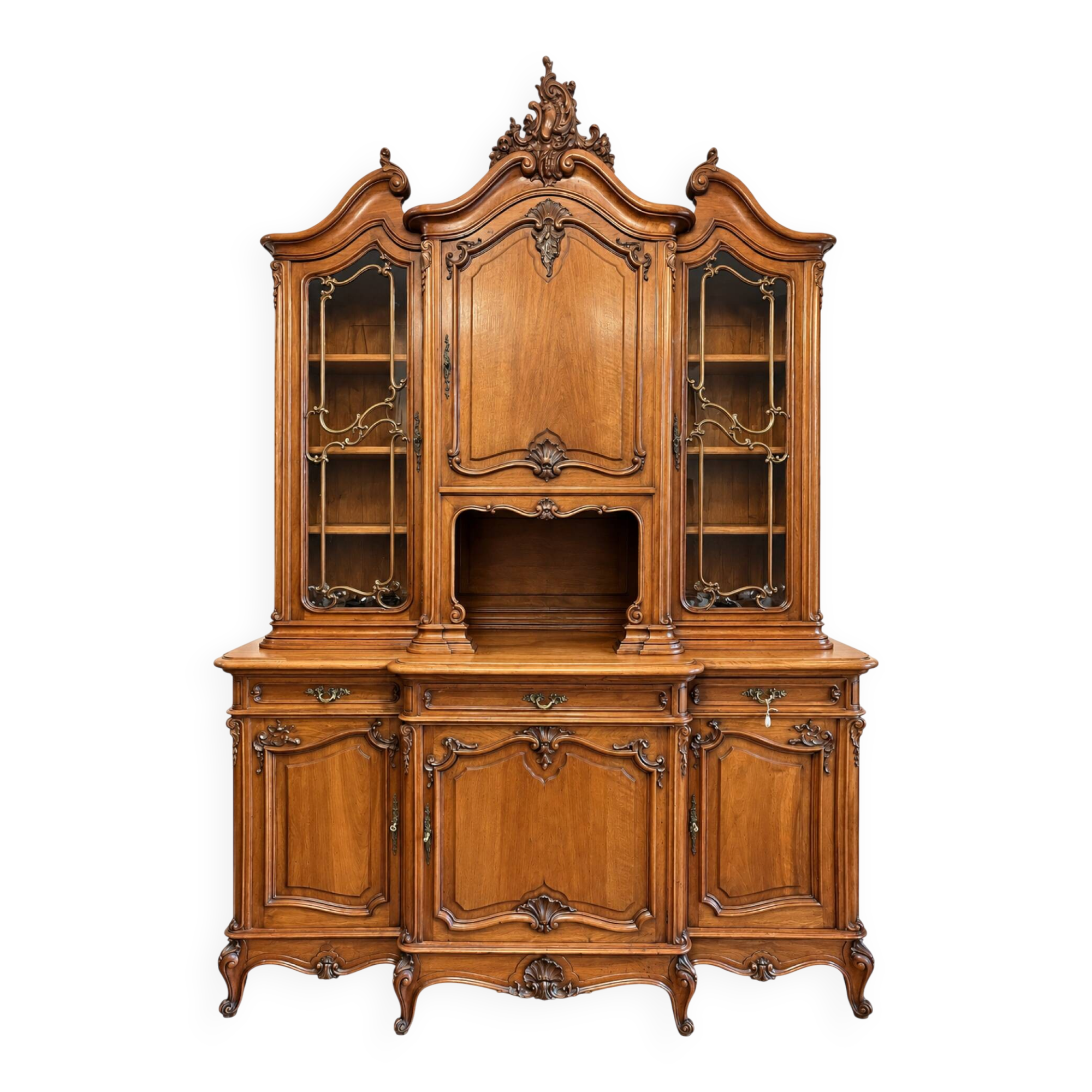 Louis XV style walnut buffet