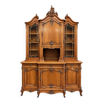Buffet Noyer de style Louis XV
