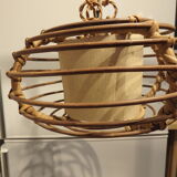 Rattan hanging lamp