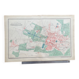 1883 - Plan of the city and the Palace of Versailles
