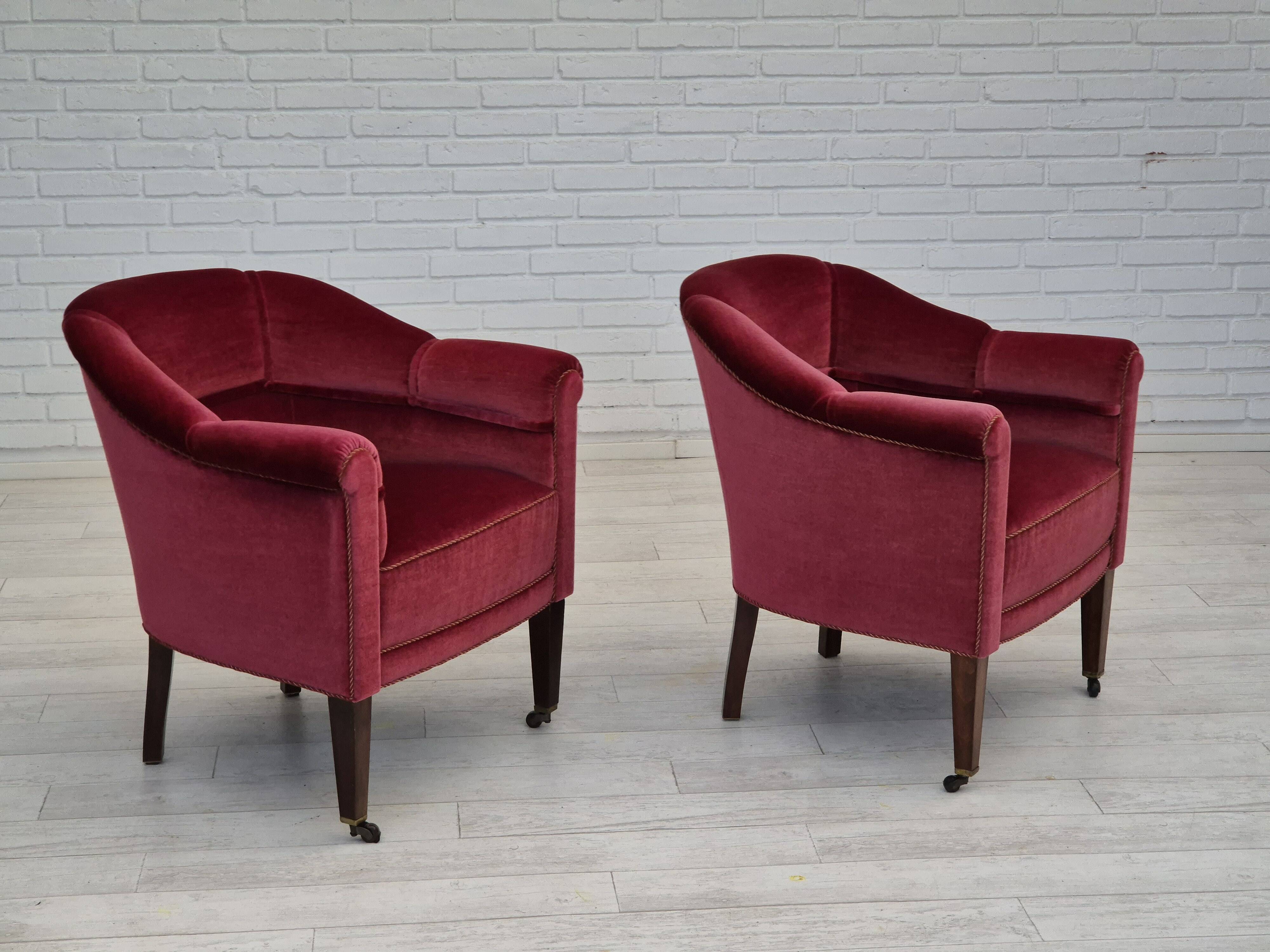 1950s, Danish lounge chair