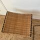 Pair of Raoul Guys stools for Airborne in wicker 1950