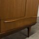 Scandinavian wardrobe 1960 teak 4 doors, 3 drawers, 2keys