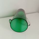 Broc - carafe - pichet en cristal vert