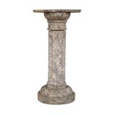 Fluted marble time column XIX