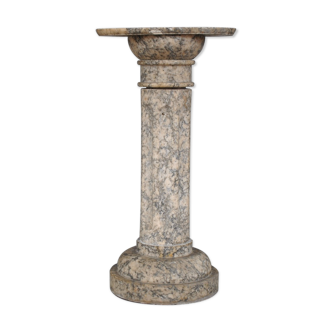 Fluted marble time column XIX