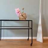 1960s Herbert Hirche serving trolley / bar cart Christian Holzäpfel KG Germany