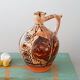 Glazed terracotta jug romania