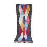 Carpet Moroccan vintage. 90 x 305