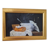 Oil on canvas, still life