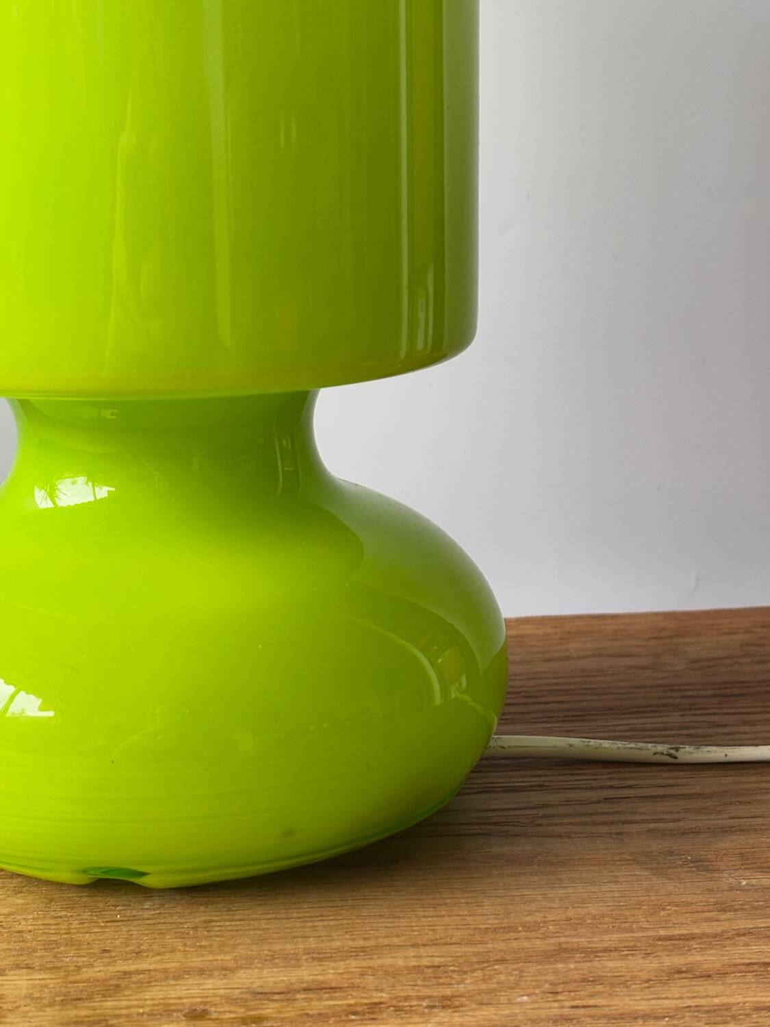 Vintage glass lantern lamp