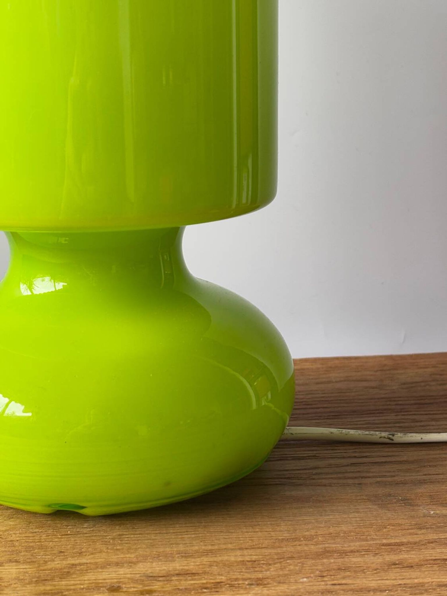 Vintage glass lantern lamp