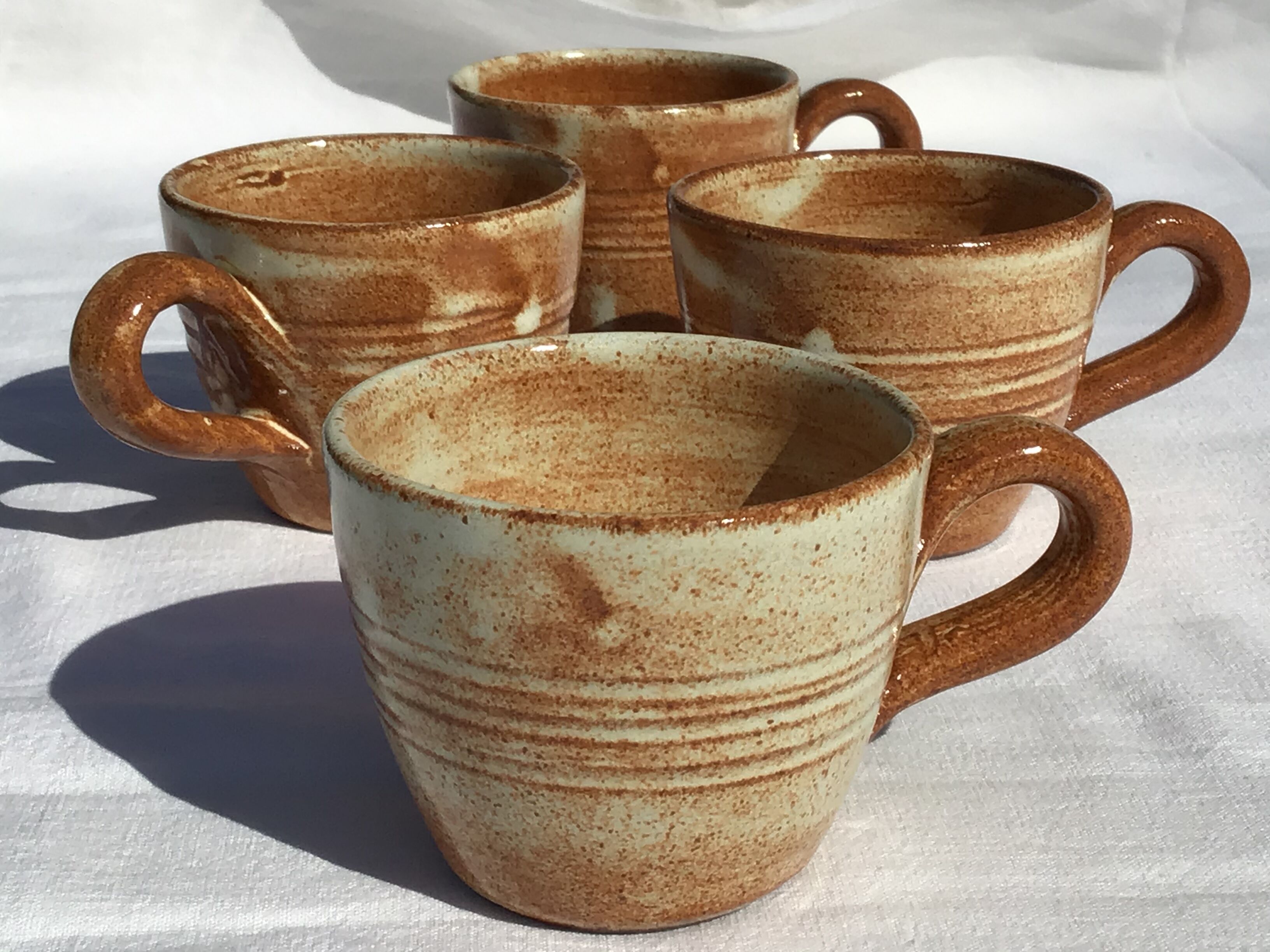 4 Vallauris coffee cups