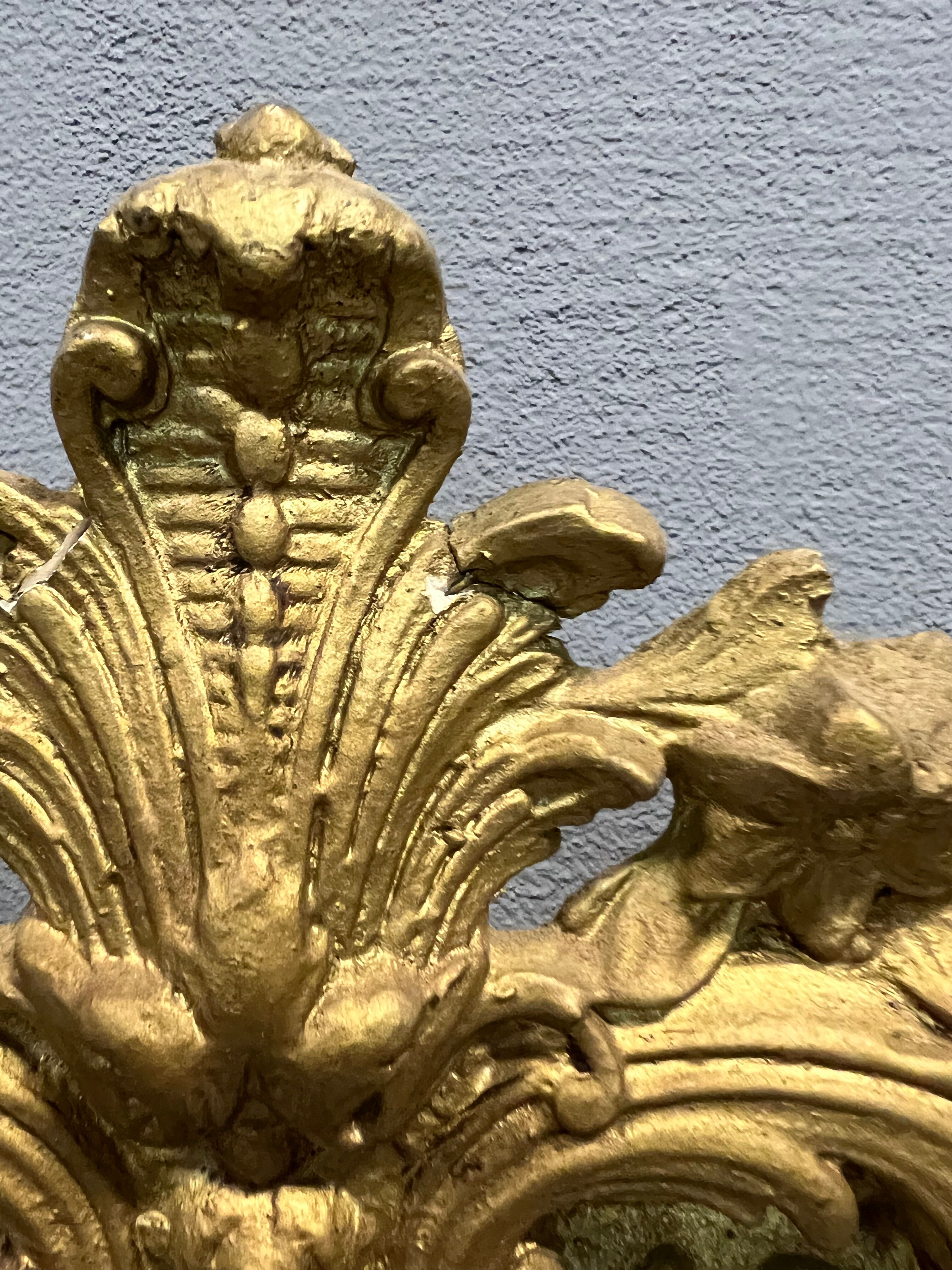 Golden mirror Louis XV - 86x59cm