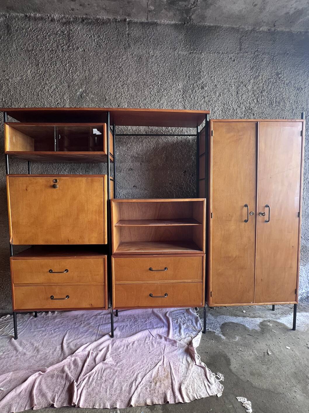 Scandinavian Modular Library Shelf (70s)