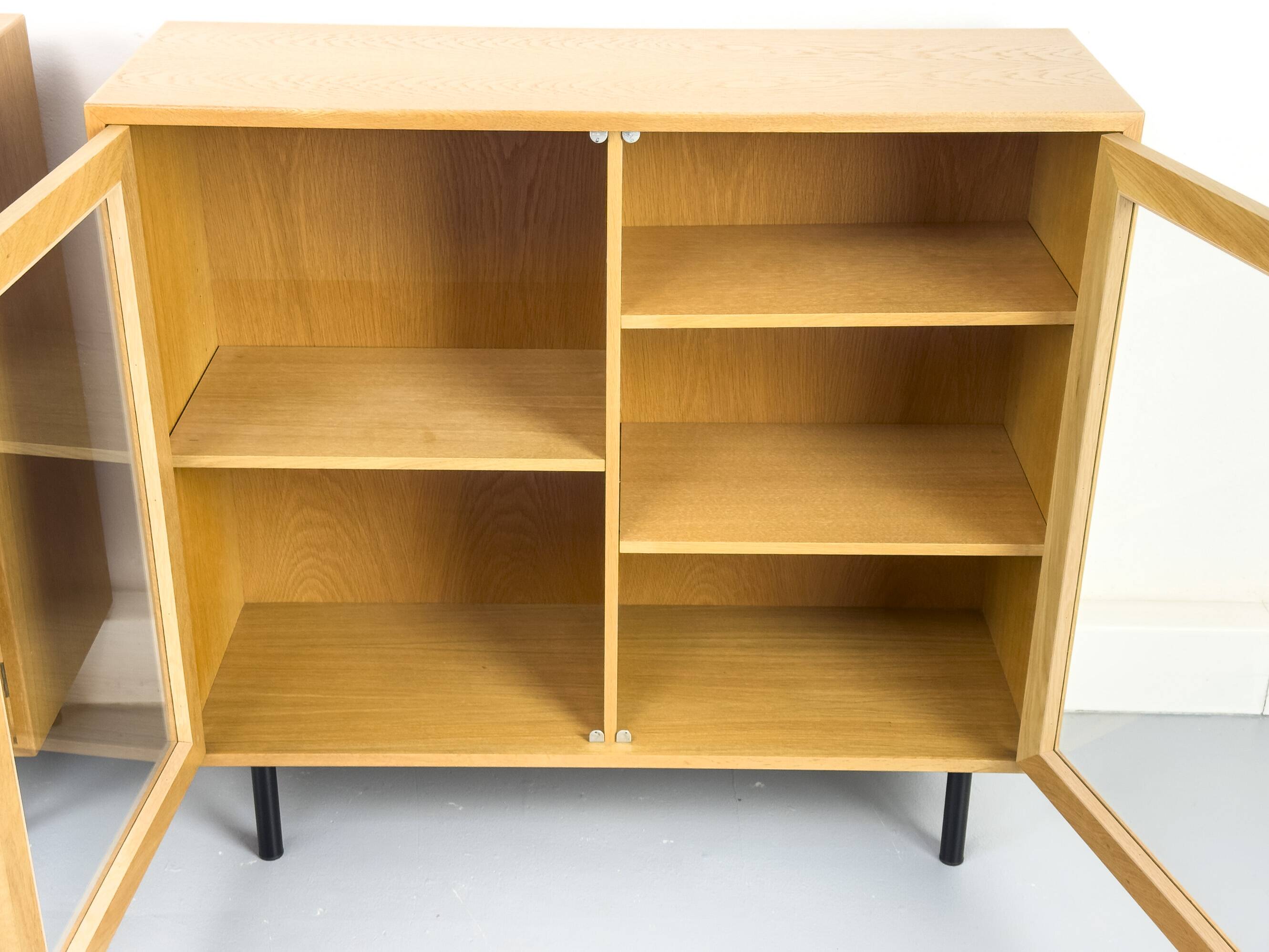 Petit meuble vitrine danois de Hansen et Guldborg, lot de 2, 1