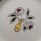 Vintage dessert plates – floral bouquet – French earthenware