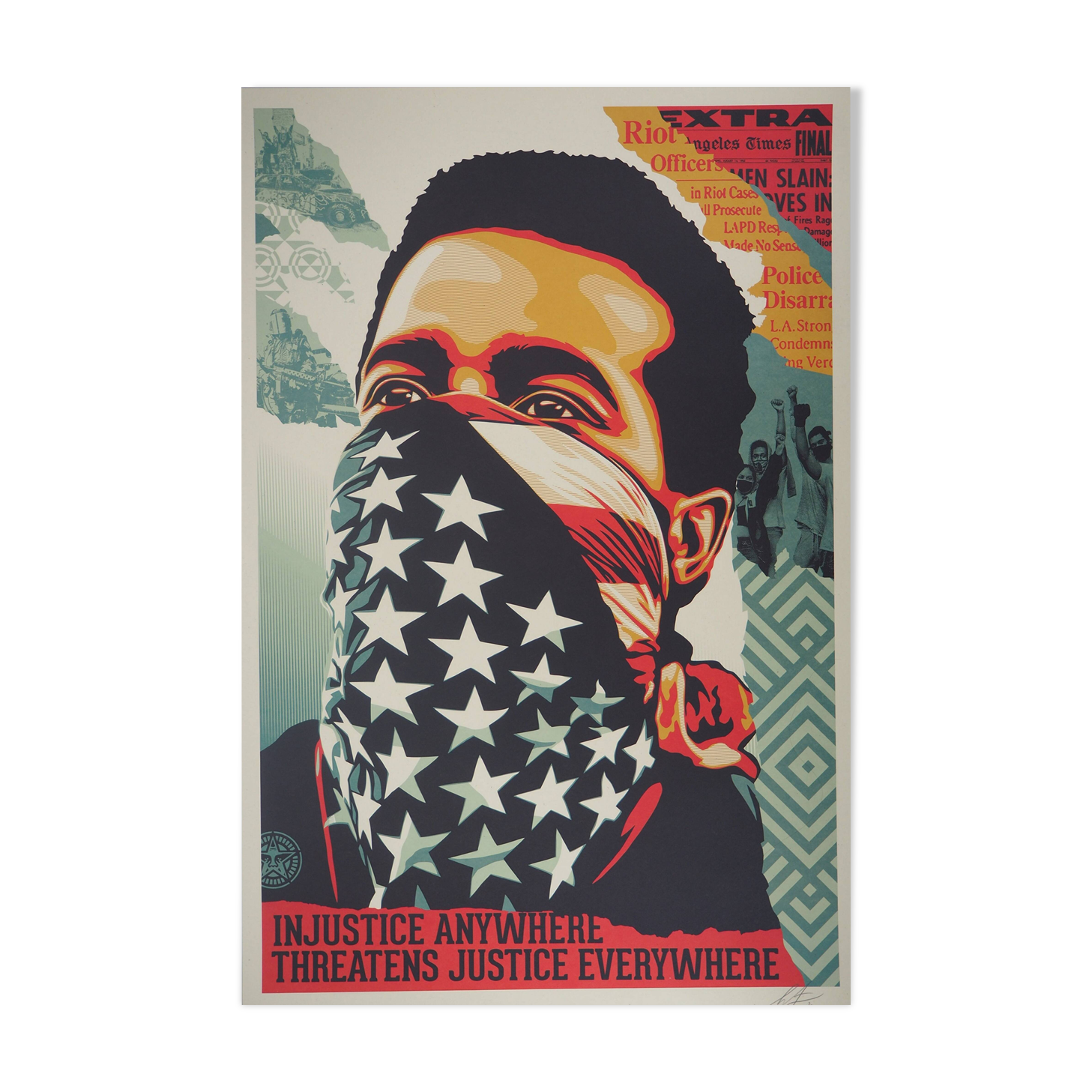 American Rage/Shepard Fairey/オベイ/ポスター American Rage