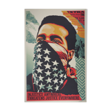 Shepard Fairey (Obey Giant) : American Rage - Lithographie signée