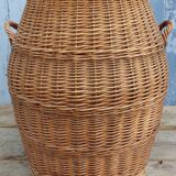 wicker laundry basket