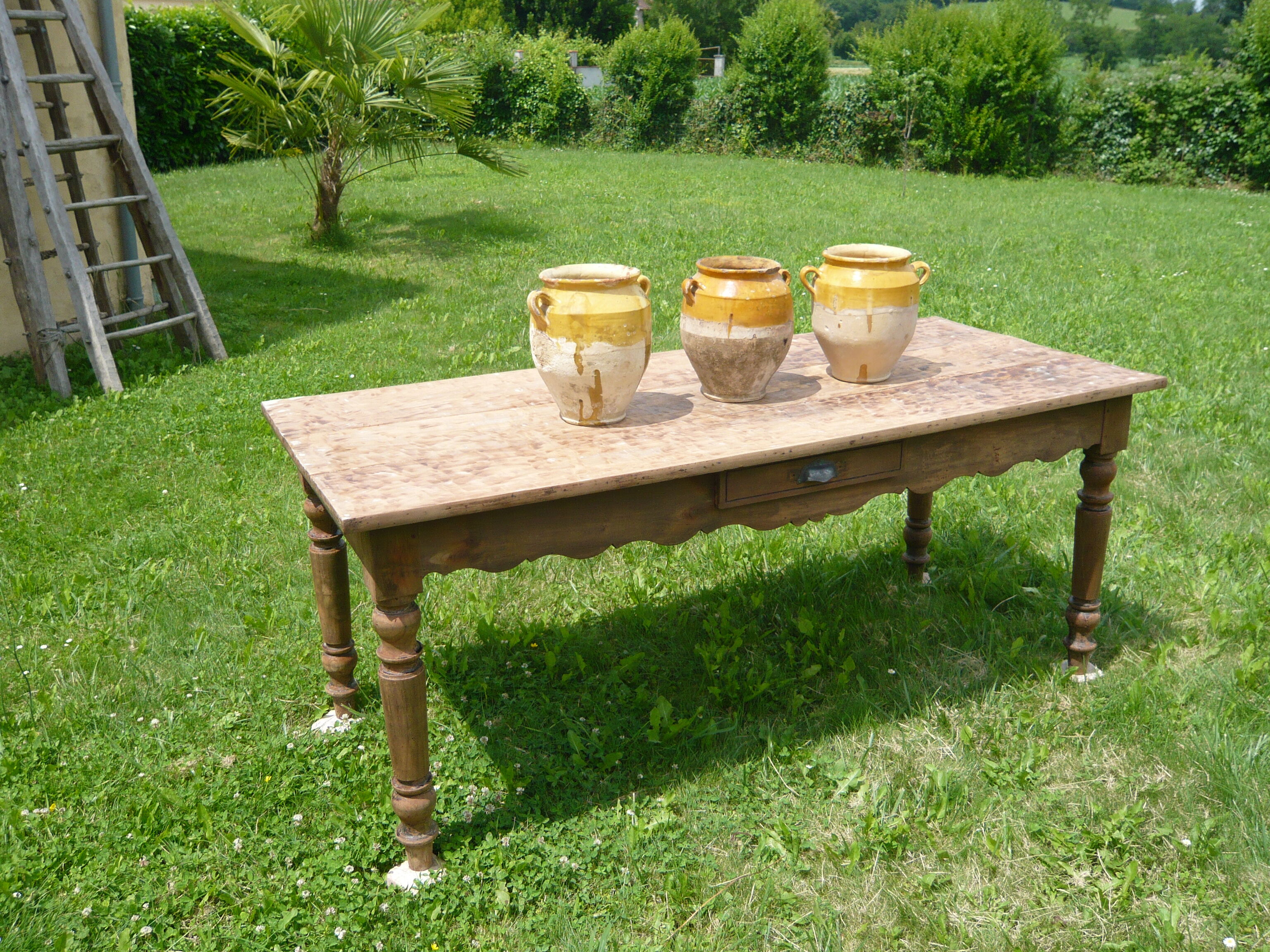 Old farm table