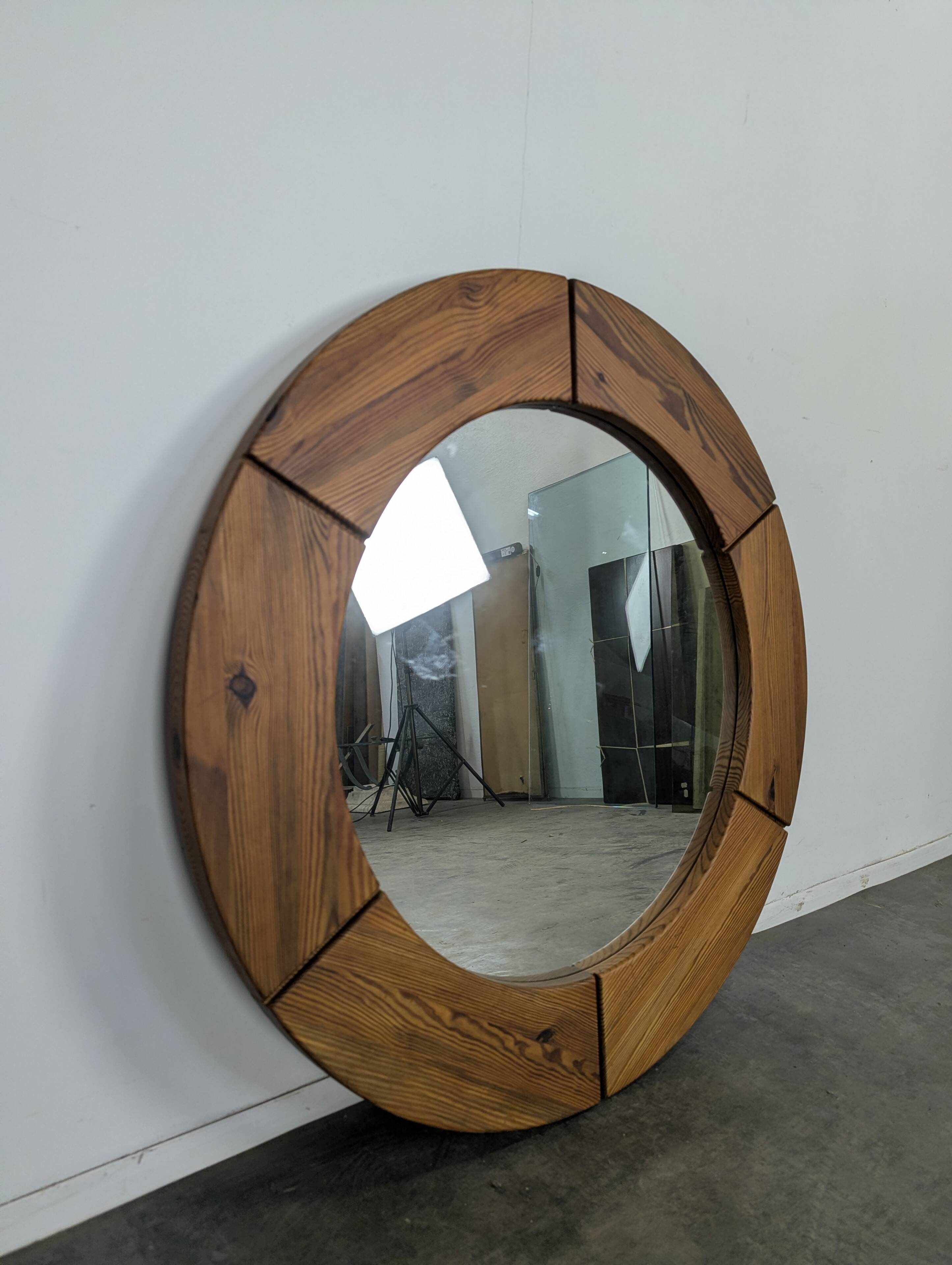Miroir Suédois en pin Glasmäster Markaryd