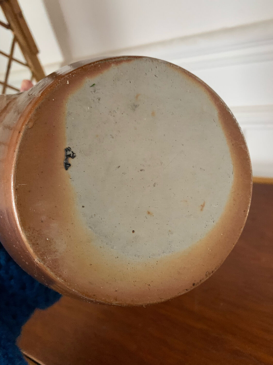 Painted sandstone jug