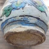 Iznik Turkey siliceous ceramic bottle with floral decoration 19th century