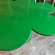 Wood and metal Tomotom table in green by Bernard Holdaway, 1960