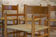 Series of four chairs and two armchairs Danish design 1960'