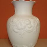 Biscuit porcelain vase by M. Frey