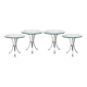 A set of four bar tables from the waldorf hotel, new york c.1940