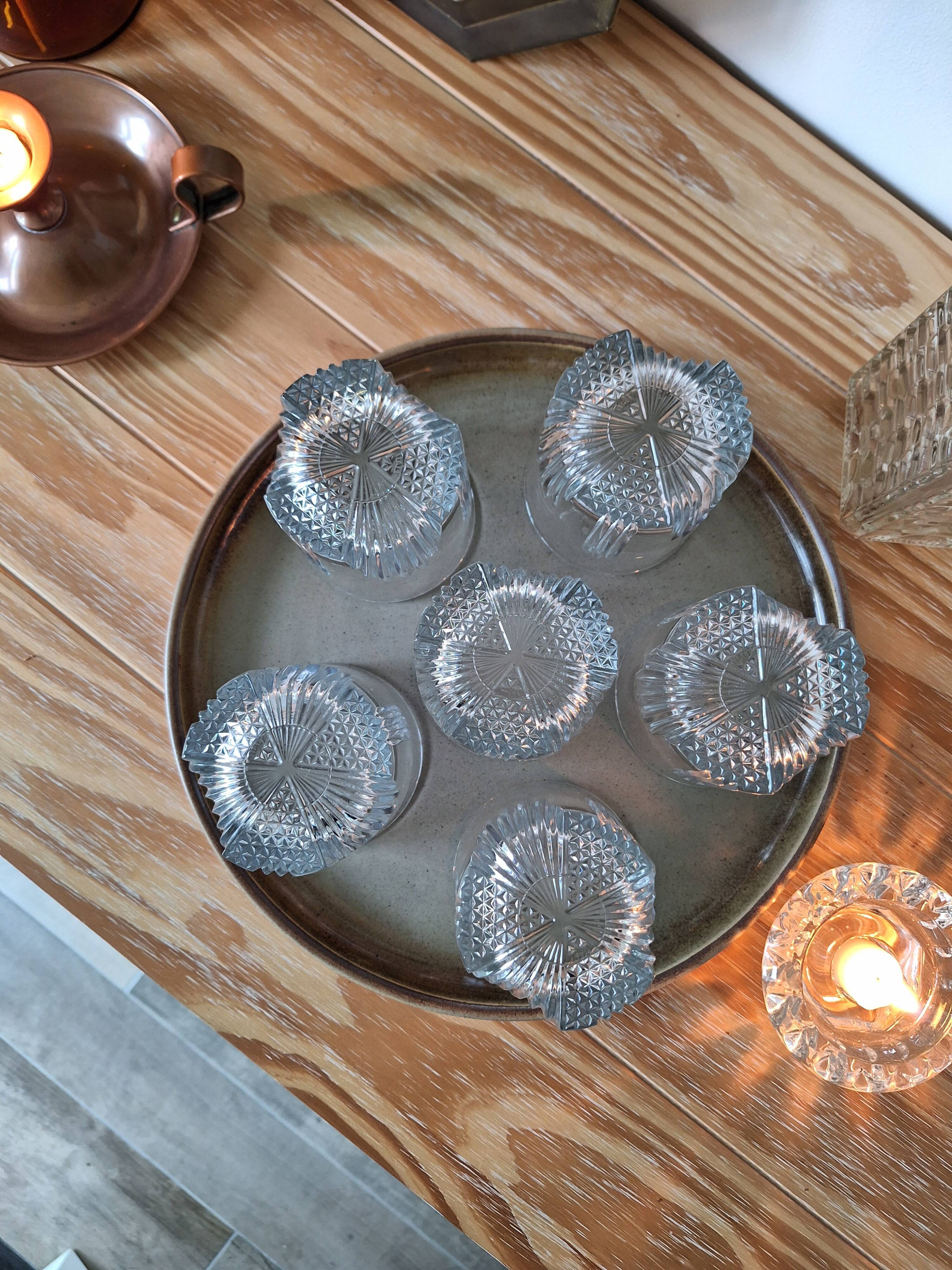 Art Deco whisky glasses