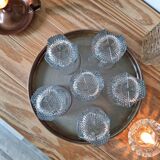 Art Deco whisky glasses