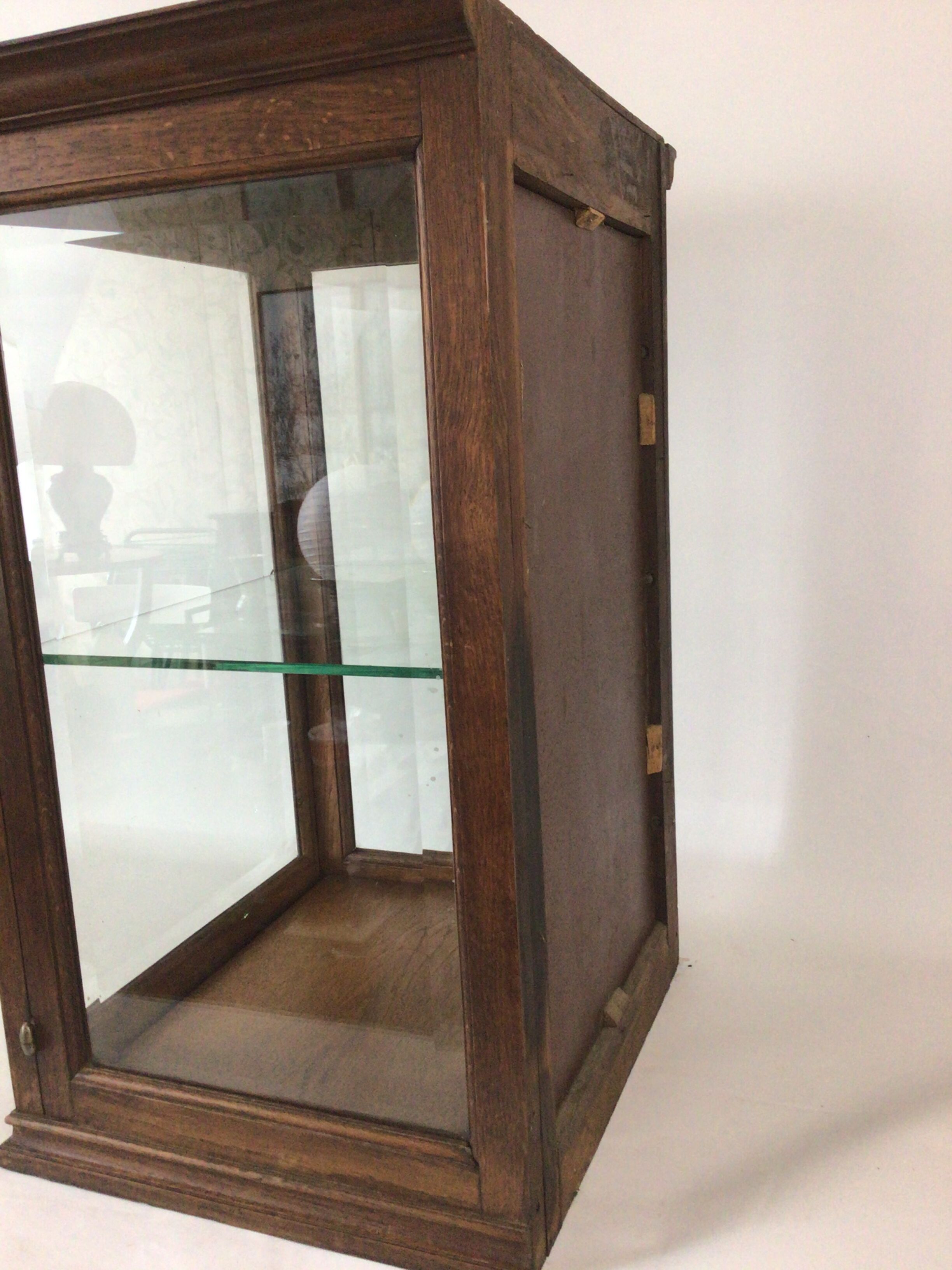 Vitrine à poser en chêne