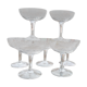 Set de 7 coupes à champagne en verre soufflé