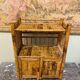 Vintage bamboo shelf