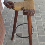 Cowhide stool