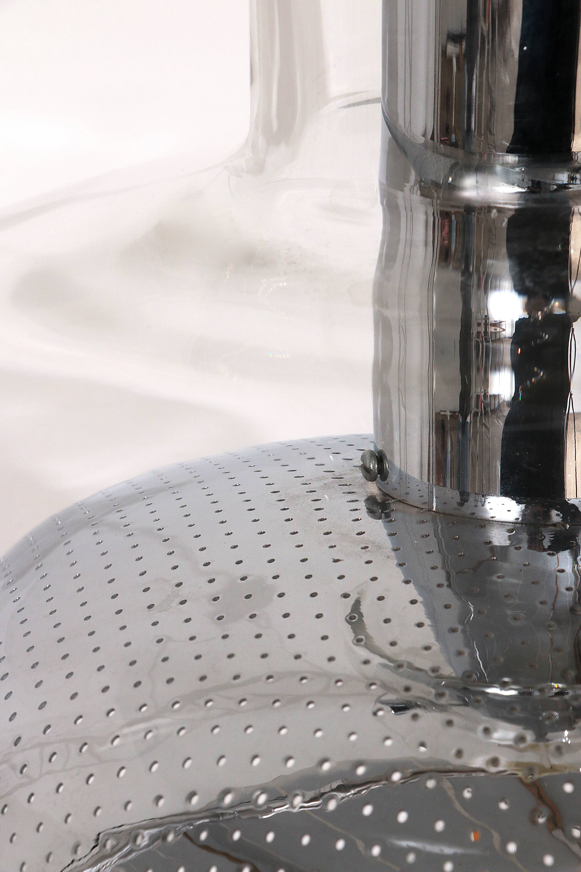 Hanging lamp Anders Pehrson Model Crystal by Atelje Lyktan, 1970s