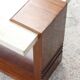 Coffee table in wood and parchment, France, 1930s