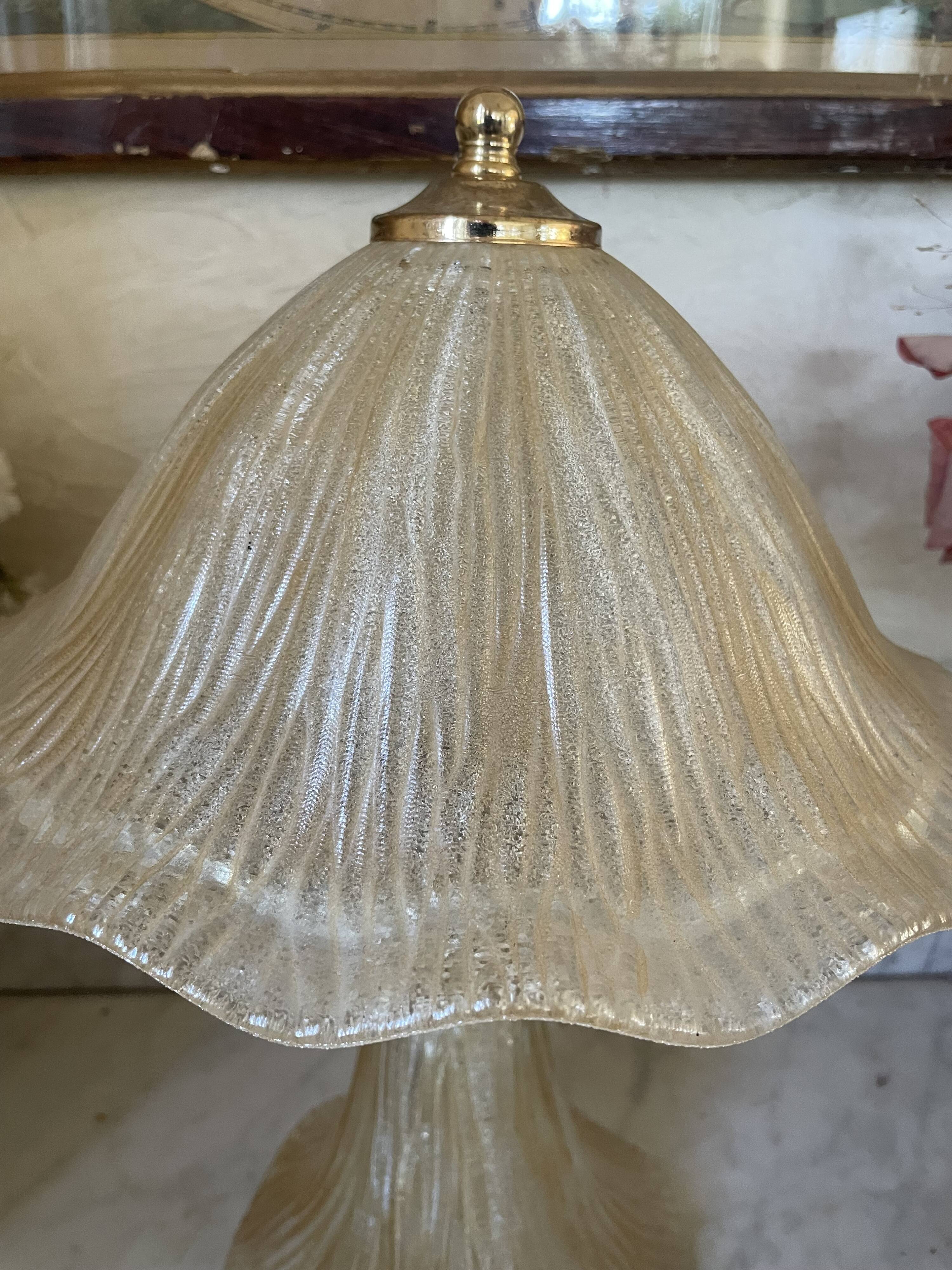 Vintage Murano glass lamp