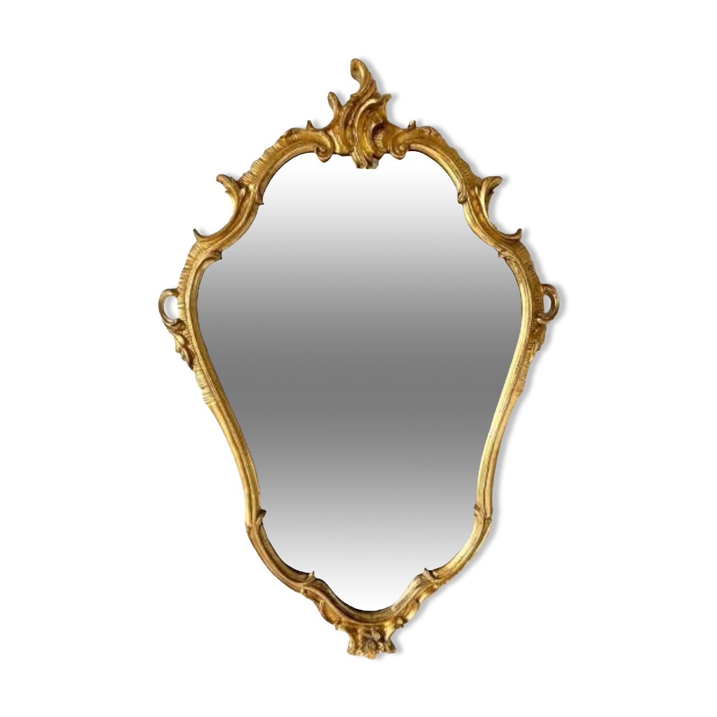 Vintage rococo style mirror 92X62 cm