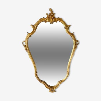 Vintage rococo style mirror 92X62 cm