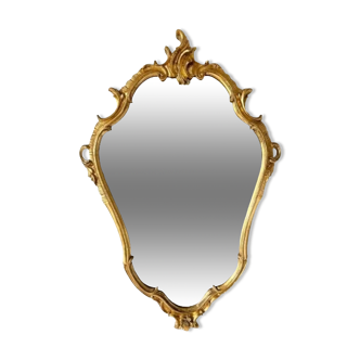 Vintage rococo style mirror 92X62 cm