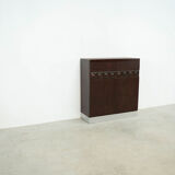 1970's brutalist bar cabinet