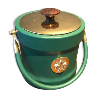 Ice bucket in brass Italy 1970