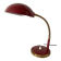 Articulated desk lamp, 1960s, burgundy and gold