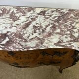 Louis XV style inlaid chest of drawers